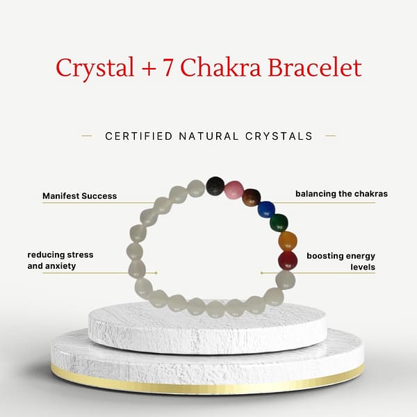 Crystal + 7 Chakra Bracelet